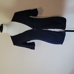 Ann Taylor Loft 100% Pima cotton lightweight v neck cardigan with short sleeves